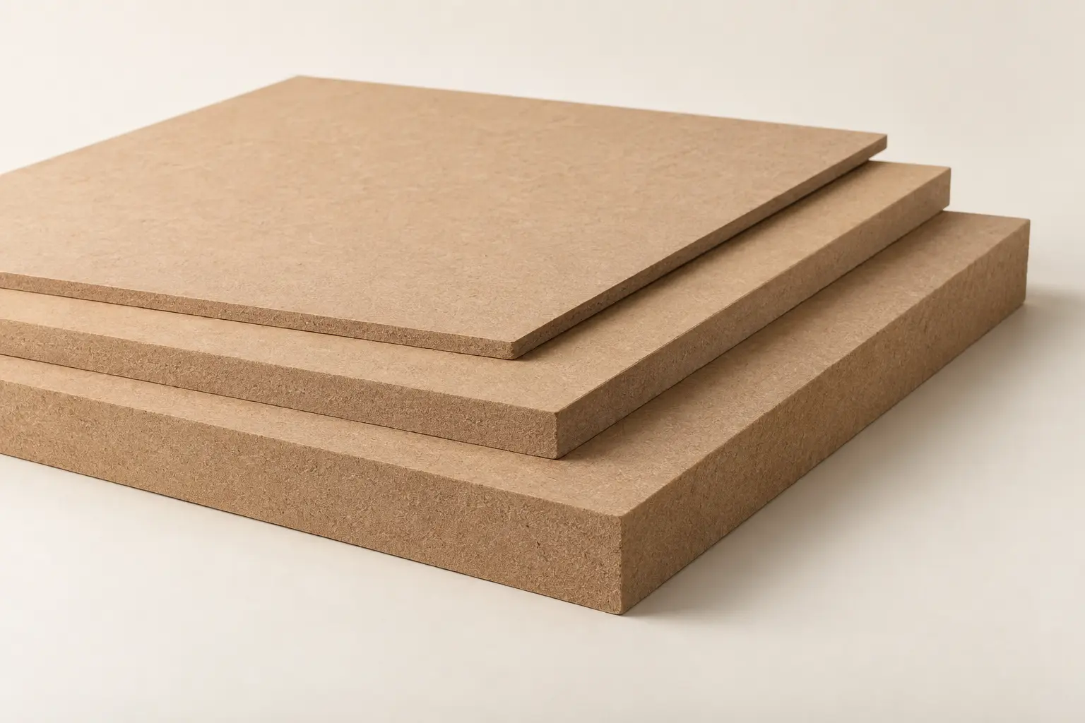 Láminas de MDF crudo